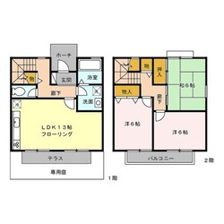 クレール久保山の物件間取画像